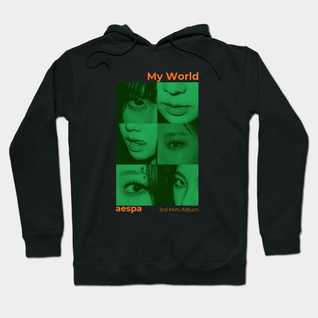 aespa My World Hoodie by wennstore